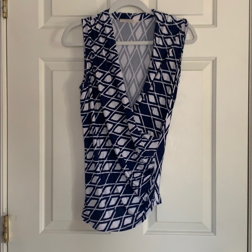 41 Hawthorn Montgomery Cross-front sleeveless top